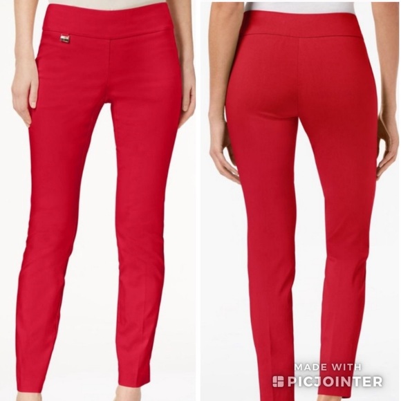 alfani skinny leg tummy control pants